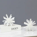 GobekUsa Crystal Metal Sea Urchin Figurine Home Decor Ornament