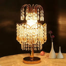 GobekUsa Crystal Table Lamps: Elegant Living Room Princess Bedroom Decor