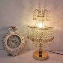 GobekUsa Crystal Table Lamps: Elegant Living Room Princess Bedroom Decor