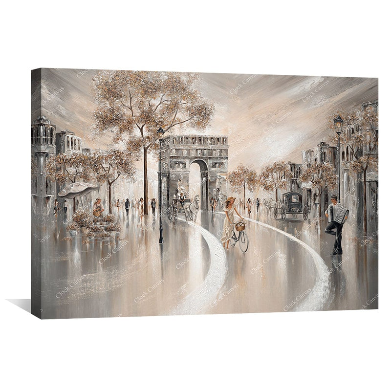 Golden Days, Paris Canvas