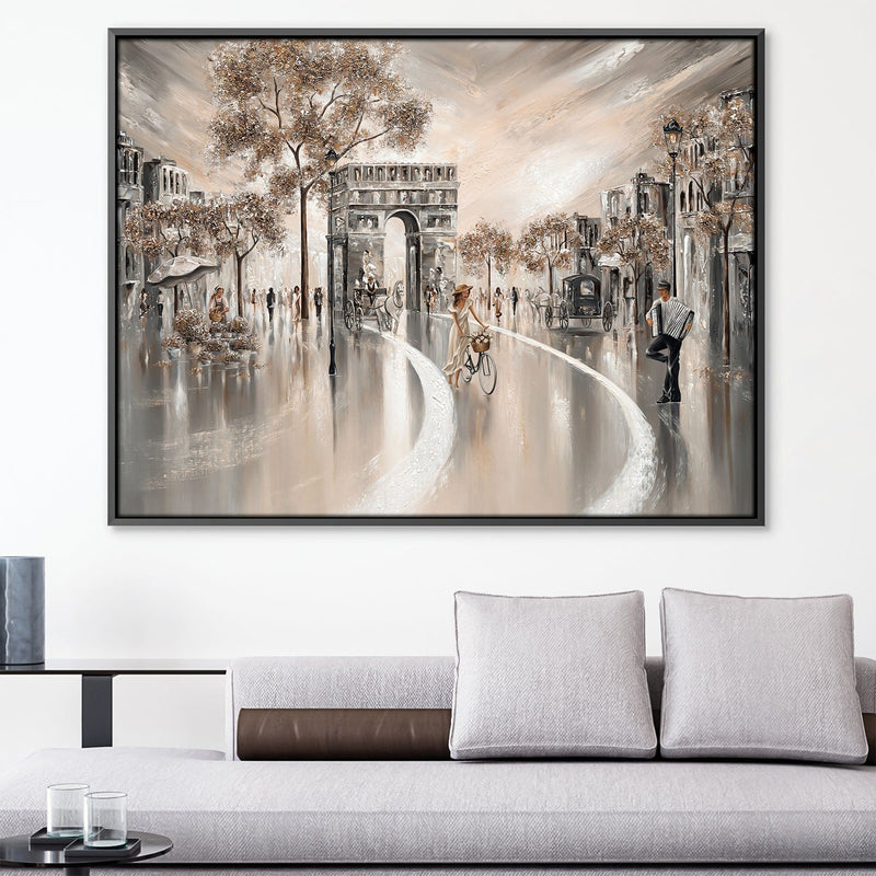 Golden Days, Paris Canvas