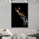 Golden Deer Canvas