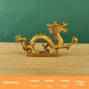 GobekUsa Dragon Phoenix Zodiac Ornaments Pure Copper Decor Mascot Home Accessories