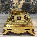 GobekUsa Eight Auspicious Buddha Alloy Plates for Temple Worship and Meditation