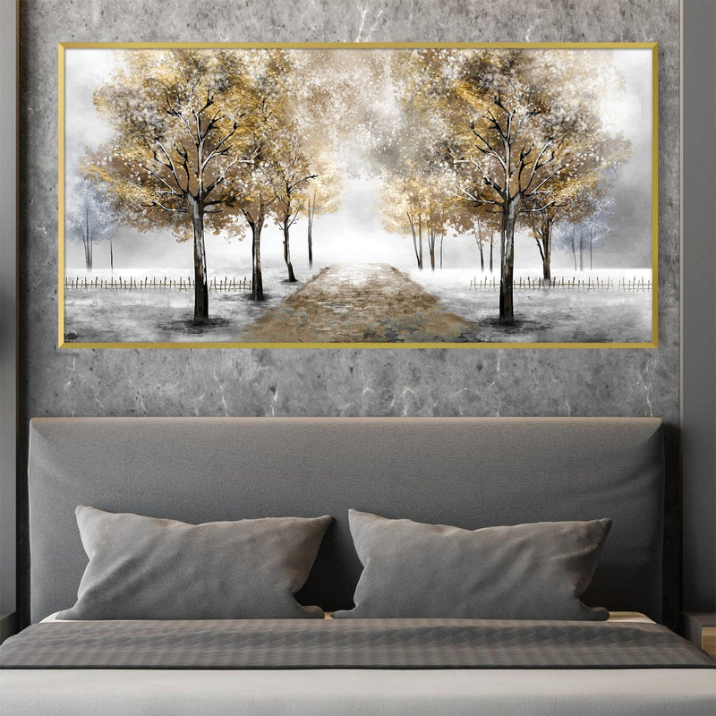 Golden Entry Canvas