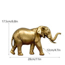 GobekUsa Elephant Resin Figurine: Interior Lucky Ornament for Home Decor