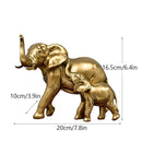GobekUsa Elephant Resin Figurine: Interior Lucky Ornament for Home Decor