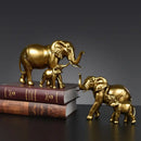 GobekUsa Elephant Resin Figurine: Interior Lucky Ornament for Home Decor