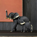 GobekUsa Elephant Resin Figurine: Interior Lucky Ornament for Home Decor