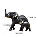 GobekUsa Elephant Resin Figurine: Interior Lucky Ornament for Home Decor