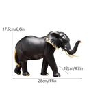 GobekUsa Elephant Resin Figurine: Interior Lucky Ornament for Home Decor
