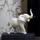 GobekUsa Elephant Resin Figurine: Interior Lucky Ornament for Home Decor
