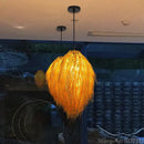 GobekUsa Bamboo Weave Pendant Lamp, Creative Rattan Hanging Light Fixture for Bedroom & Teahouse