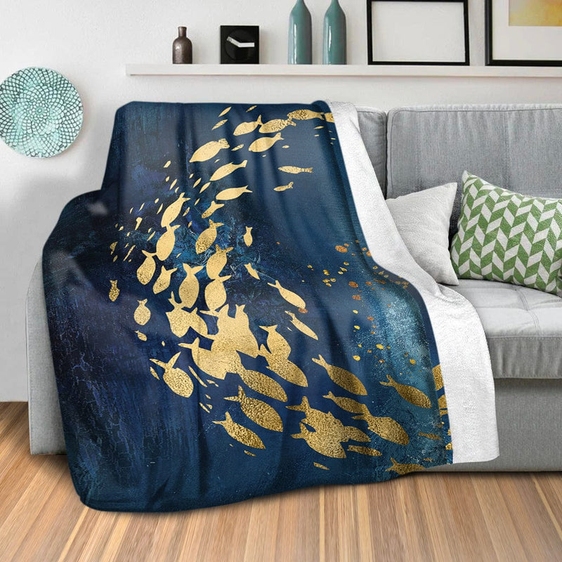 Golden Fish A Blanket