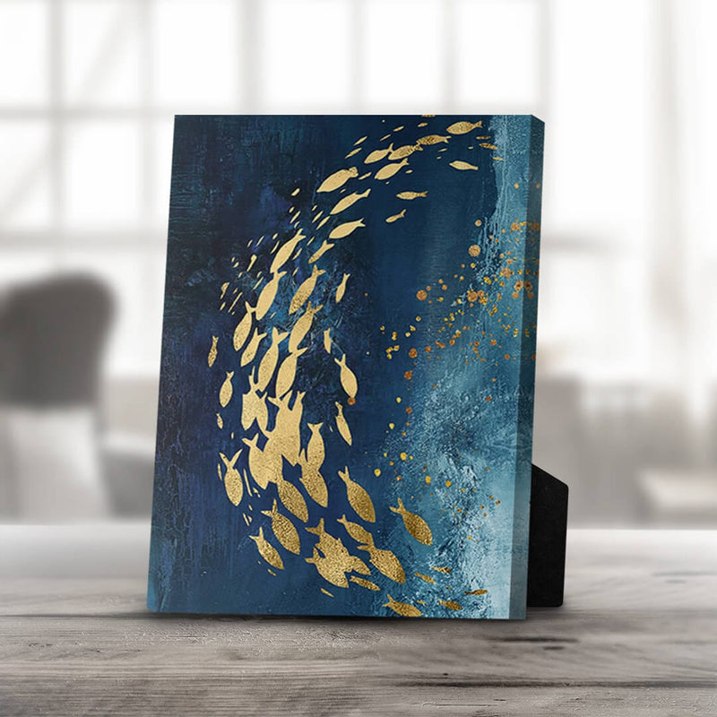 Golden Fish A Desktop Canvas