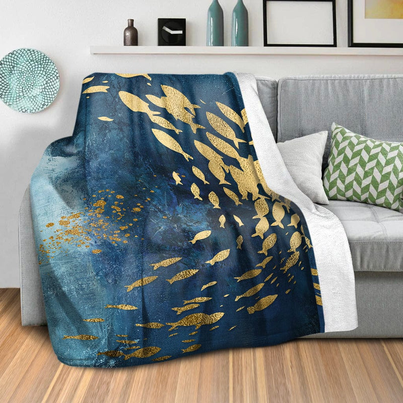 Golden Fish C Blanket