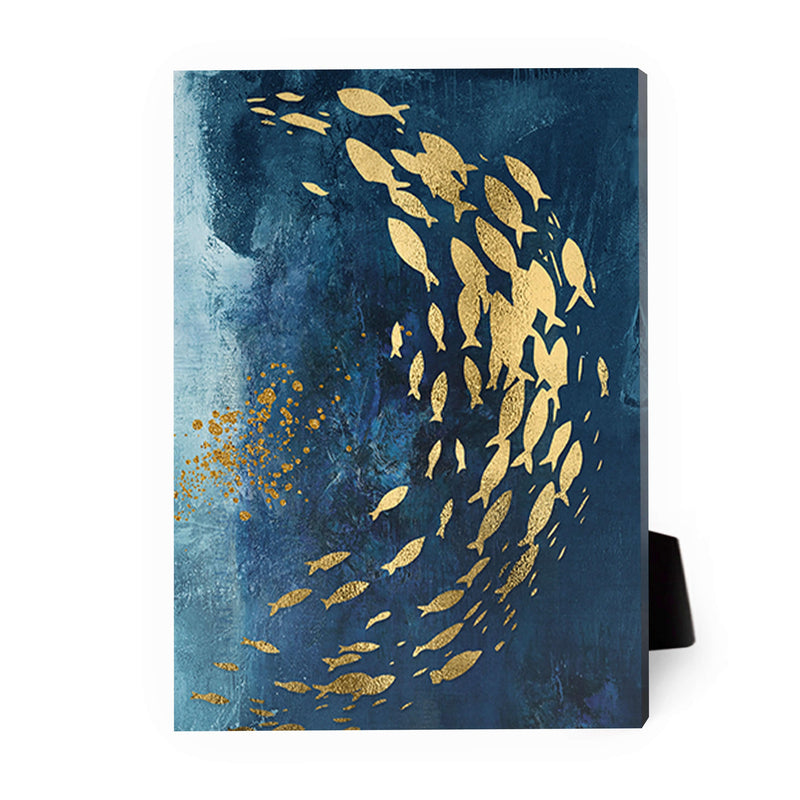 Golden Fish C Desktop Canvas