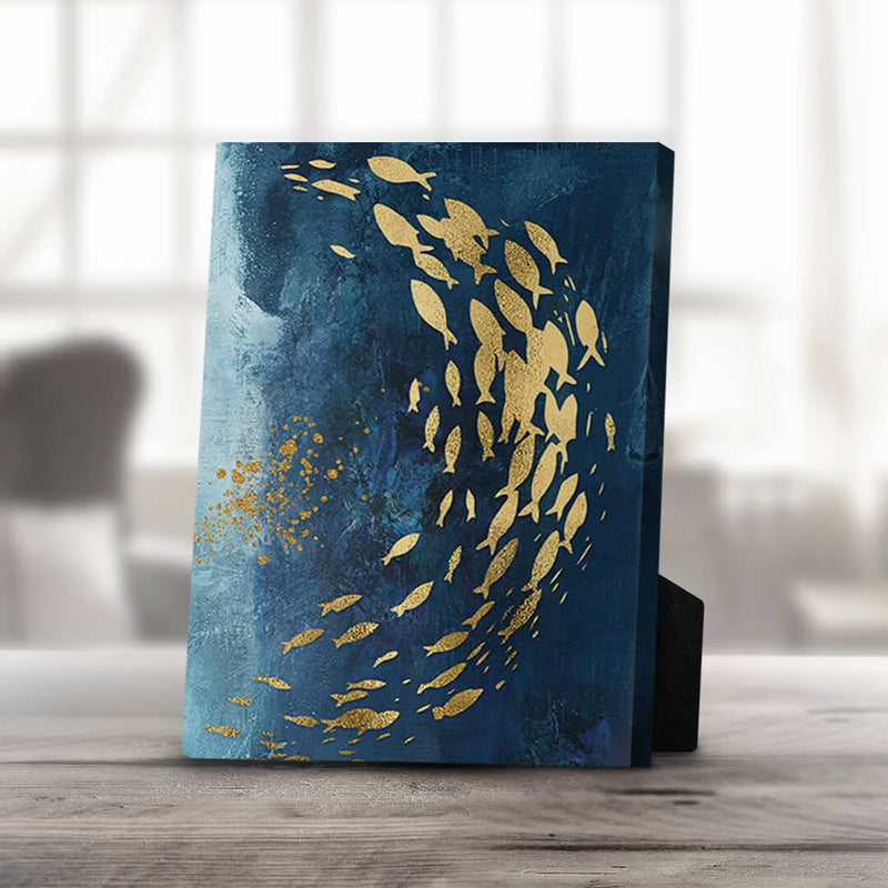 Golden Fish C Desktop Canvas