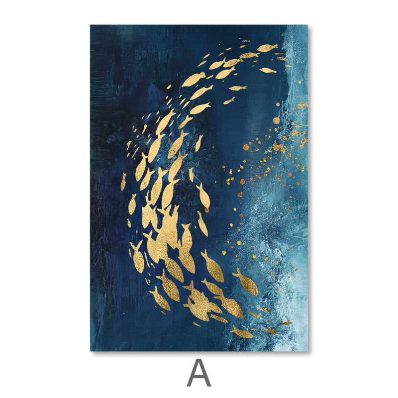 Golden Fish Canvas