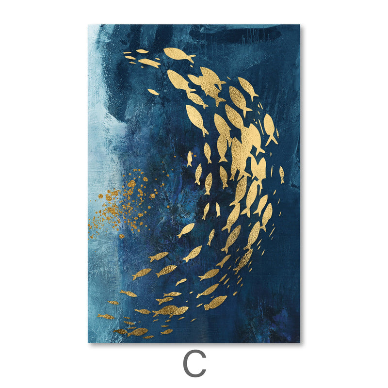 Golden Fish Canvas