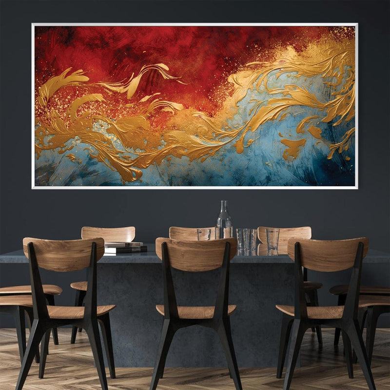 Golden Flame Canvas