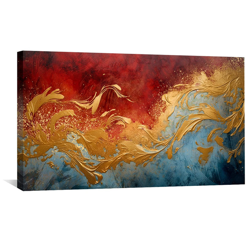 Golden Flame Canvas