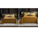 GobekUsa Jacquard Bedding Set in 1000TC Egyptian Cotton, Queen/King Size Bedlinens