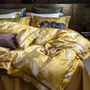 GobekUsa Jacquard Bedding Set in 1000TC Egyptian Cotton, Queen/King Size Bedlinens