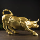 GobekUsa Bull of Fortune Resin Sculpture for Office Desk Feng Shui Decoration