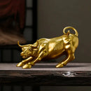 GobekUsa Bull of Fortune Resin Sculpture for Office Desk Feng Shui Decoration