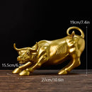 GobekUsa Bull of Fortune Resin Sculpture for Office Desk Feng Shui Decoration