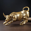 GobekUsa Bull of Fortune Resin Sculpture for Office Desk Feng Shui Decoration