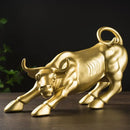 GobekUsa Bull of Fortune Resin Sculpture for Office Desk Feng Shui Decoration