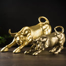 GobekUsa Bull of Fortune Resin Sculpture for Office Desk Feng Shui Decoration