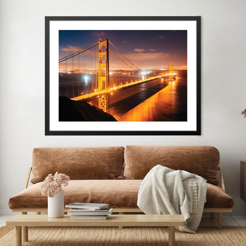 Golden Gate Lights Print