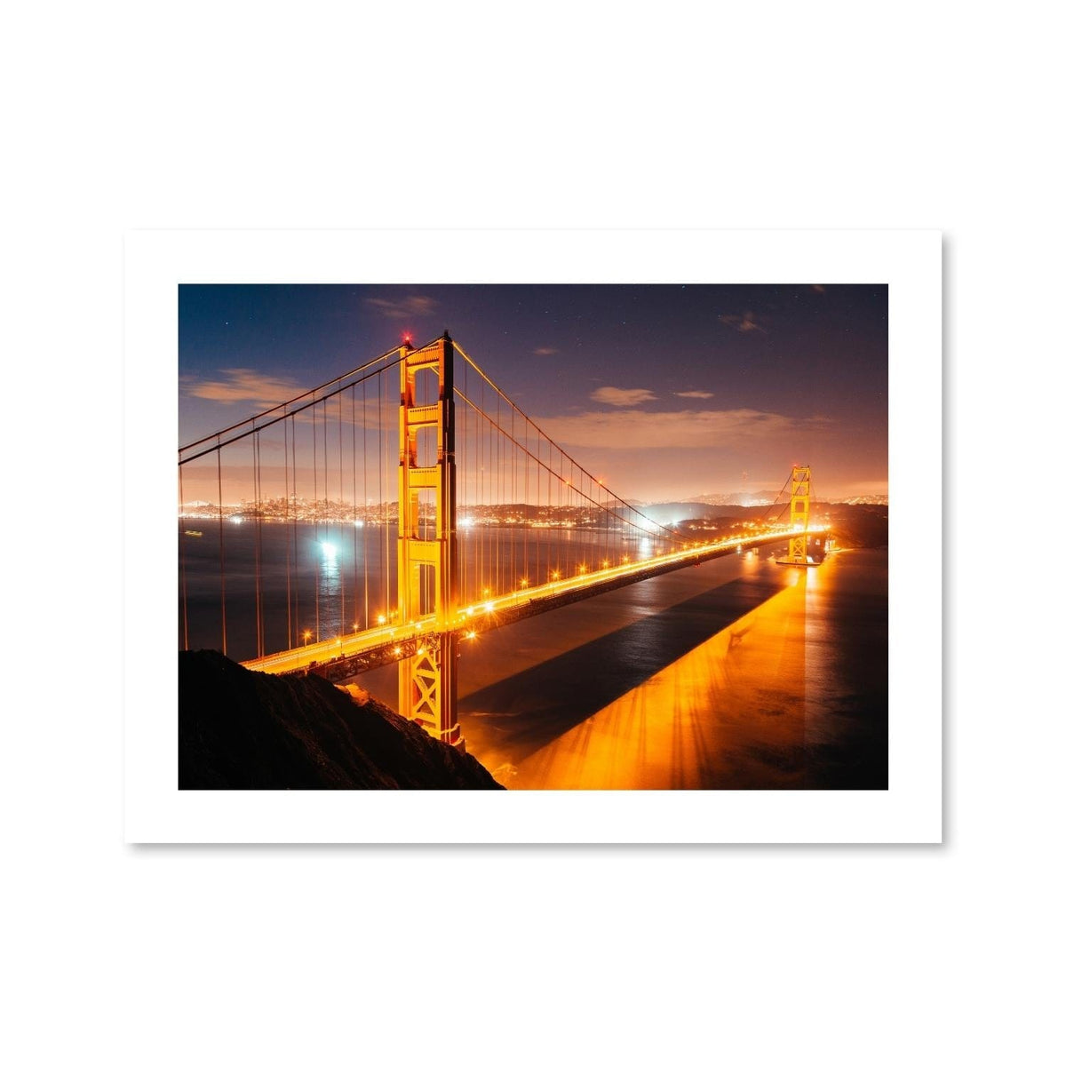 Golden Gate Lights Print, photo 3 of 6