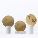 GobekUsa Golden Geometric Circle Insect Figurine Set Home Decor