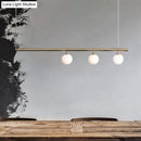 GobekUsa Golden Glass Shade Hanging Lamp: Post Modern Bubble Chandelier for Dining Room