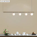 GobekUsa Golden Glass Shade Hanging Lamp: Post Modern Bubble Chandelier for Dining Room