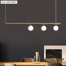 GobekUsa Golden Glass Shade Hanging Lamp: Post Modern Bubble Chandelier for Dining Room