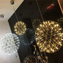 GobekUsa Gypsophila Sparkball Pendant Lights – Indoor Living Room Cafe Lighting Fixture
