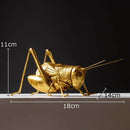 GobekUsa Golden Honeybee Insect Statue Desk Decoration for Living Room