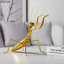 GobekUsa Golden Honeybee Insect Statue Desk Decoration for Living Room