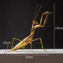 GobekUsa Golden Honeybee Insect Statue Desk Decoration for Living Room