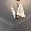 GobekUsa Crystal Butterfly Pendant Lamp for Bedroom and Kitchen Lighting