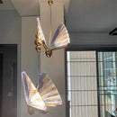 GobekUsa Crystal Butterfly Pendant Lamp for Bedroom and Kitchen Lighting