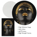 GobekUsa Golden Jewelry African Woman Canvas Art