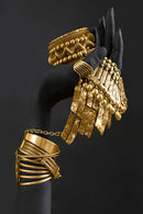 GobekUsa Golden Jewelry African Woman Canvas Art