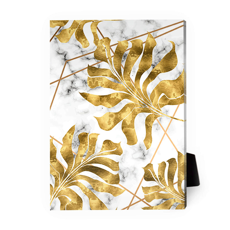 Golden Leaf A Desktop Canvas