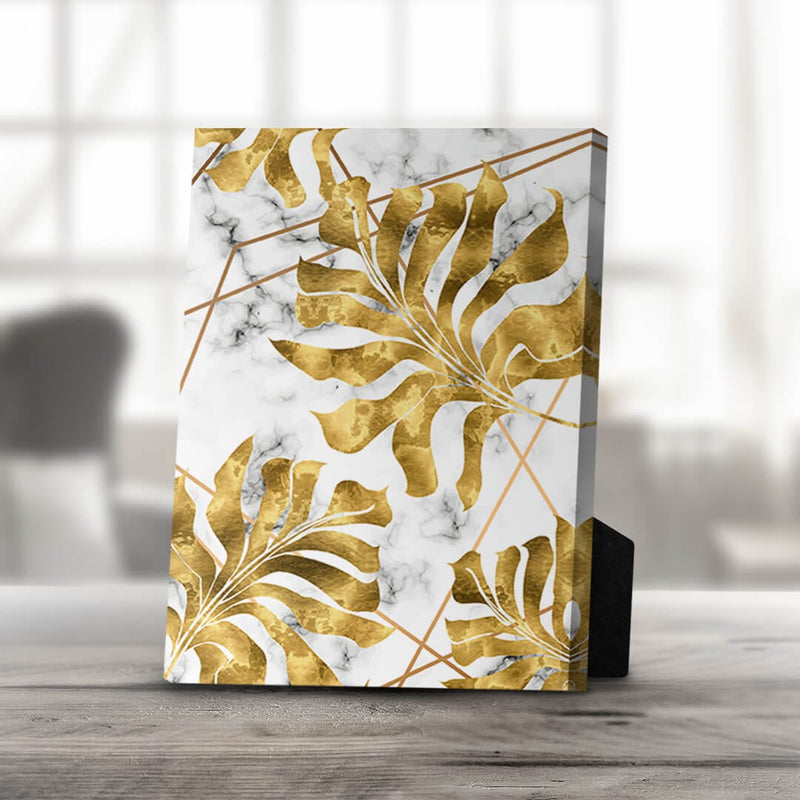 Golden Leaf A Desktop Canvas